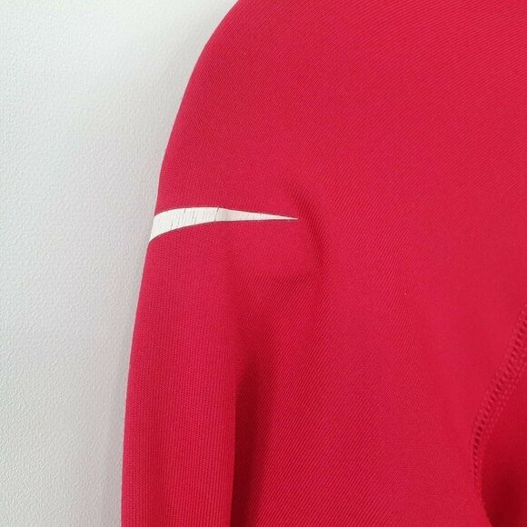 NIke Pro Half‎ ZIp Top 1/4 Zip Long Sleeve Pink Sm - Picture 7 of 9